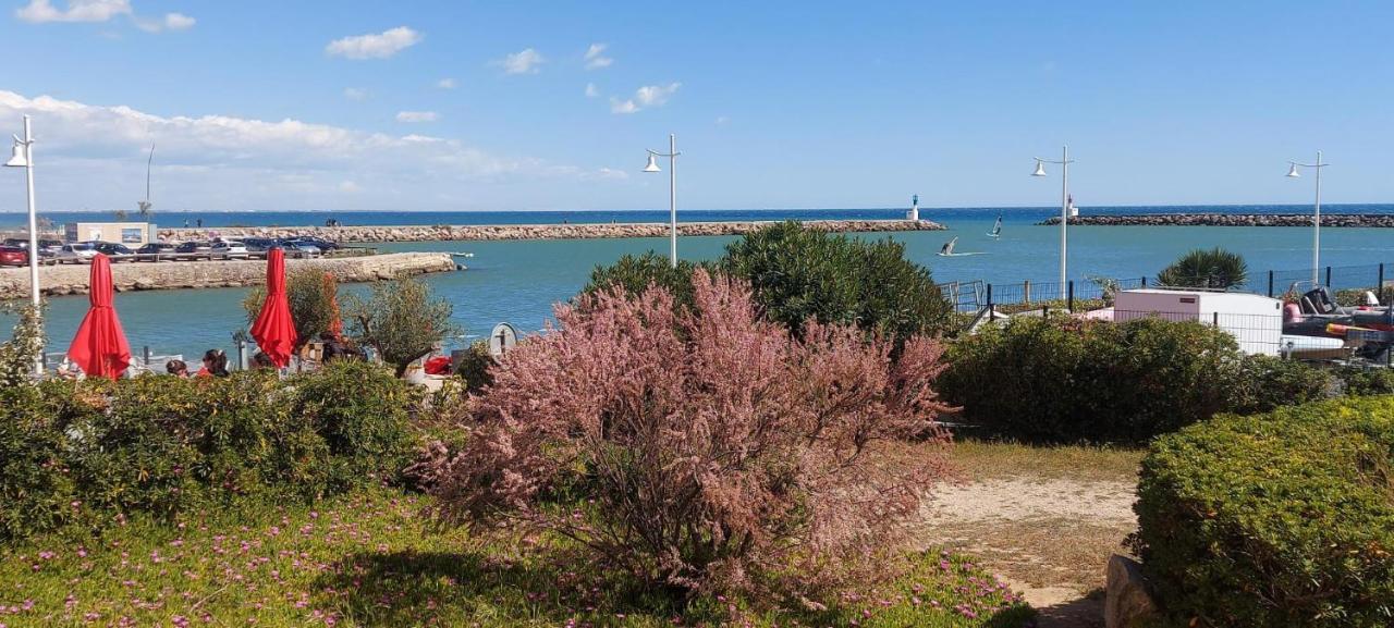 T3 Carnon, 1Ere Ligne 50M Plage Terrasse Parking Mauguio Exterior foto